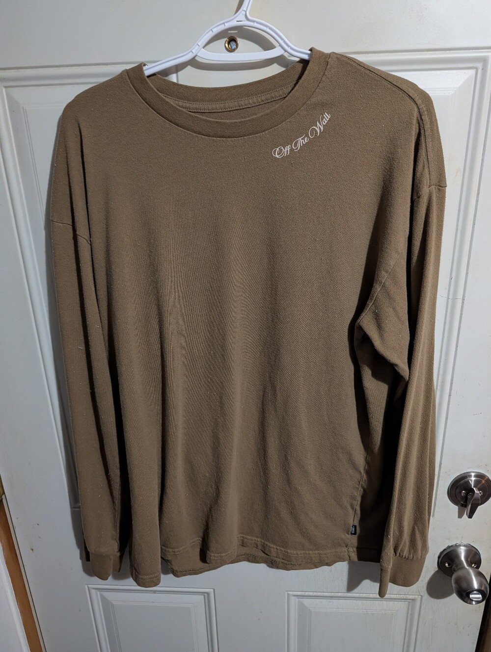 Vans Men's Long Sleeve Crewneck Shirt - Brown